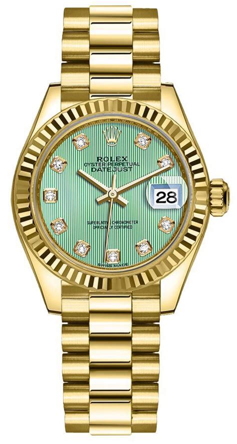 rolex lady oro rosso quadrante verde|Sito ufficiale Rolex.